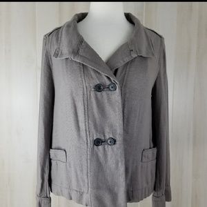 Izod Khaki Double Breasted Blazer